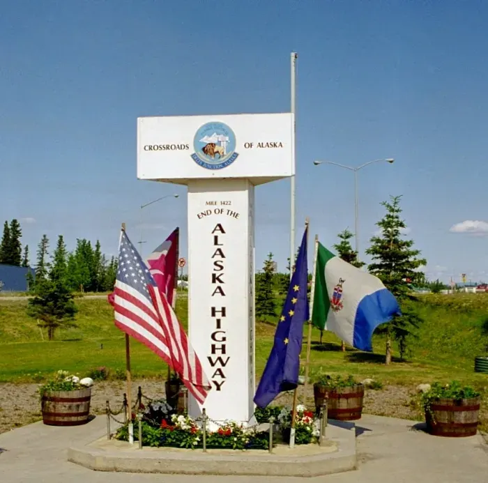 The Delta Junction, Alaska card