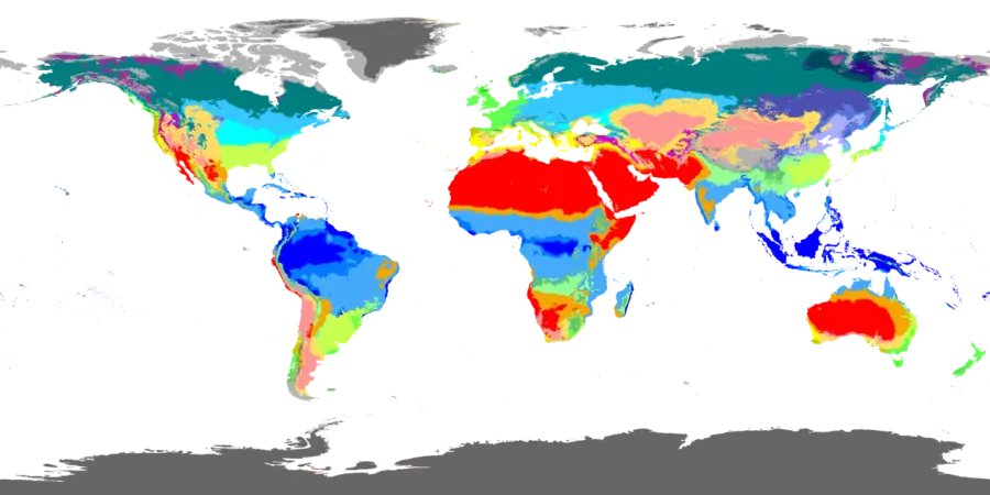 La carte Climat