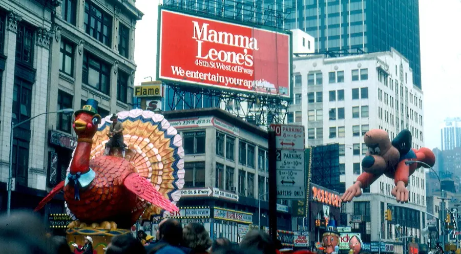 The Macy's Thanksgiving Day Parade card