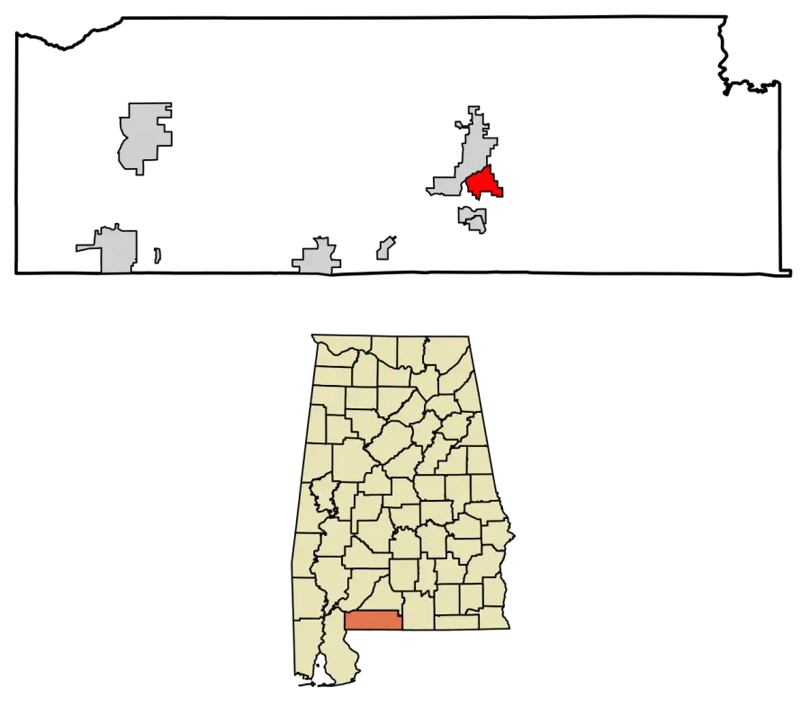 La carte East Brewton