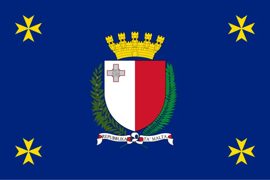 La carte Président de Malte