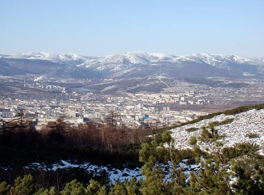 La carte Magadan