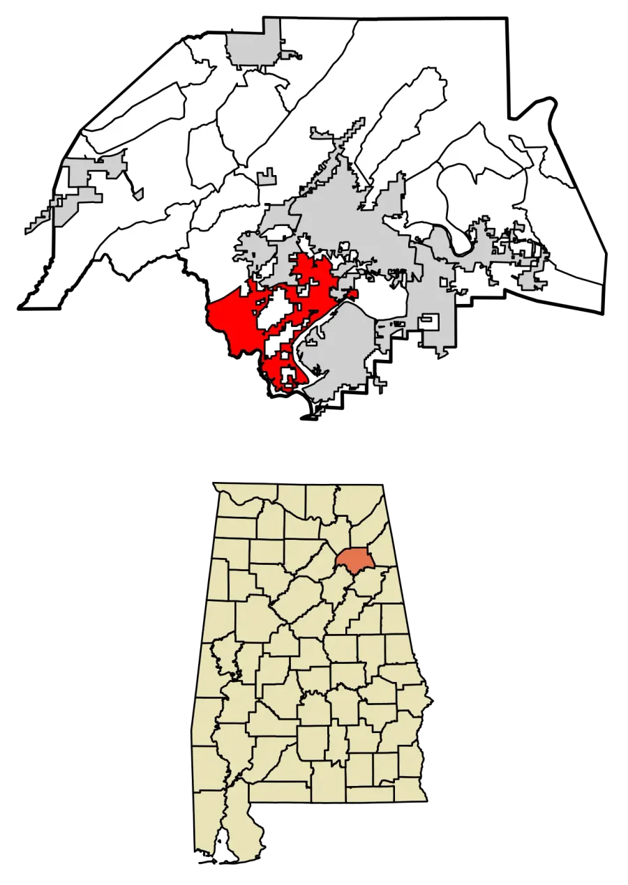 The Rainbow City, Alabama card