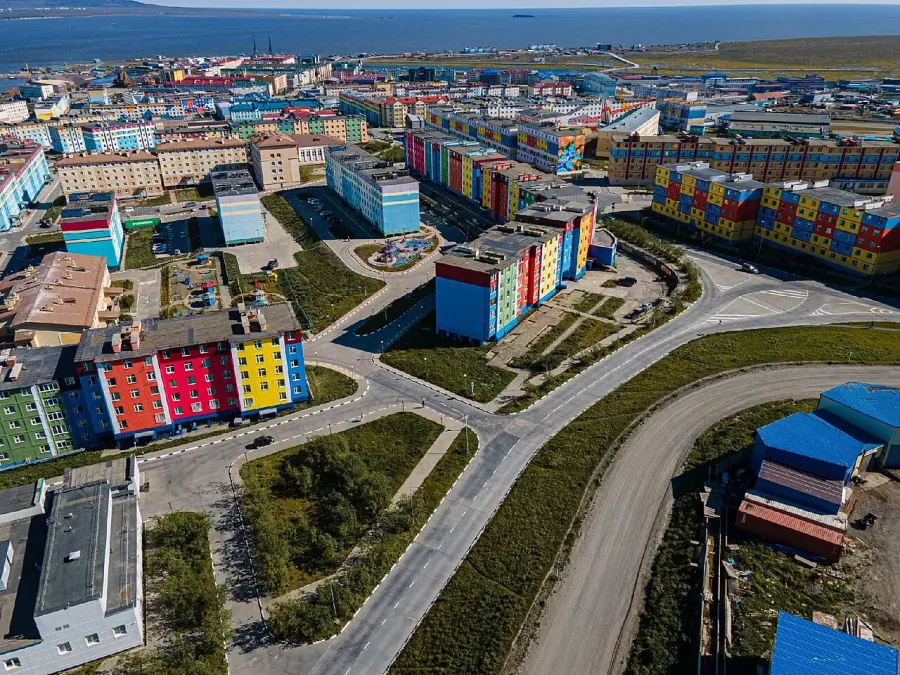 La carte Anadyr