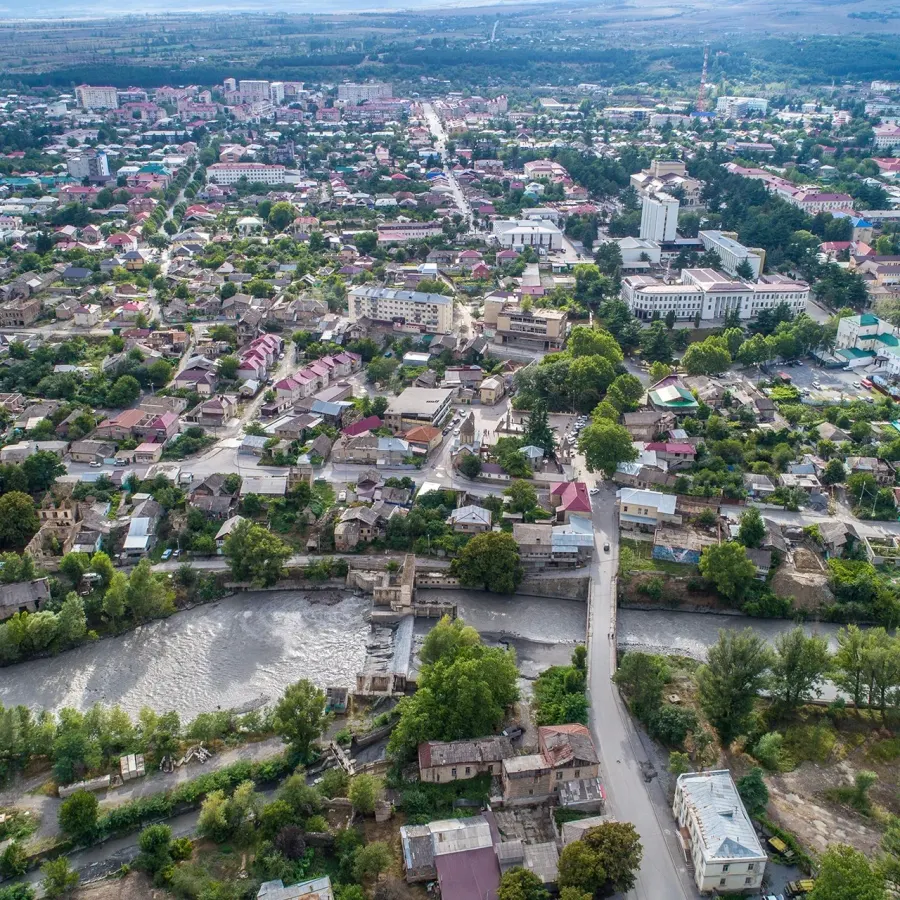 La carte Tskhinvali