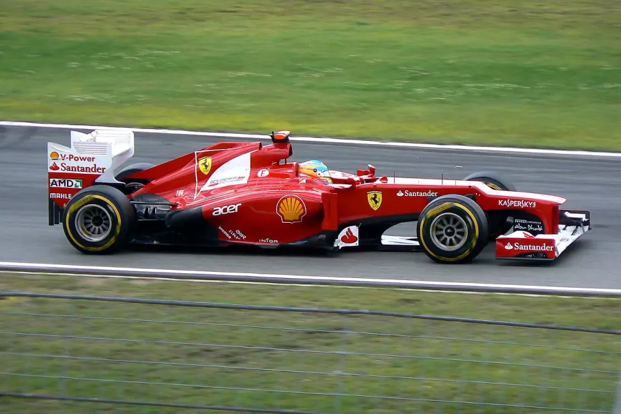La carte Grand Prix automobile d'Allemagne