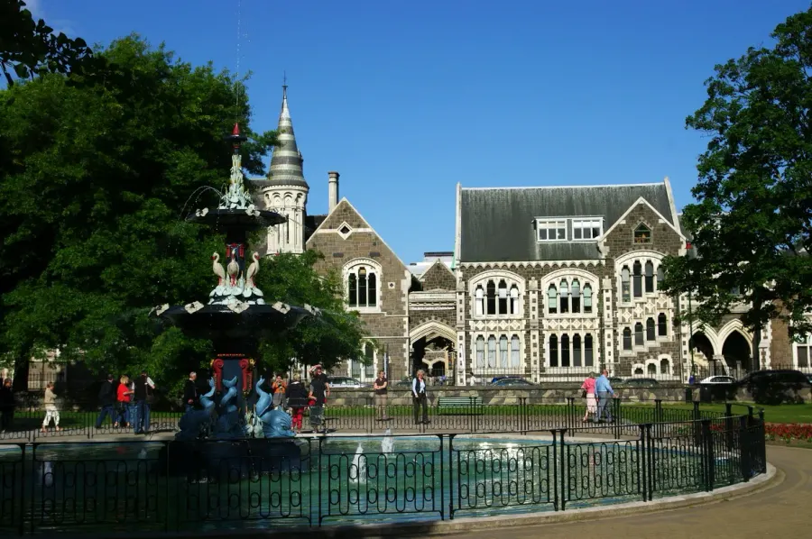La carte Christchurch