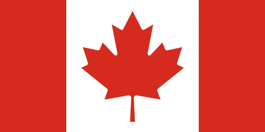La carte Drapeau du Canada