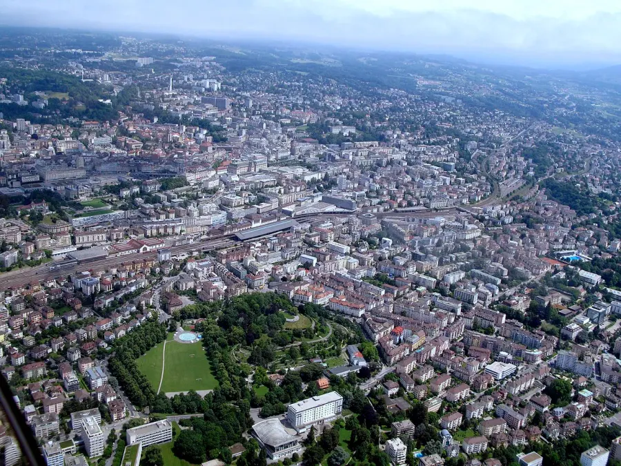 La carte Lausanne