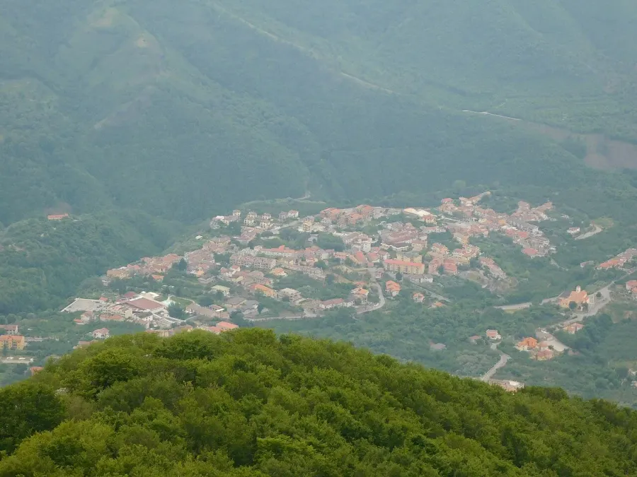 La carte Calvanico