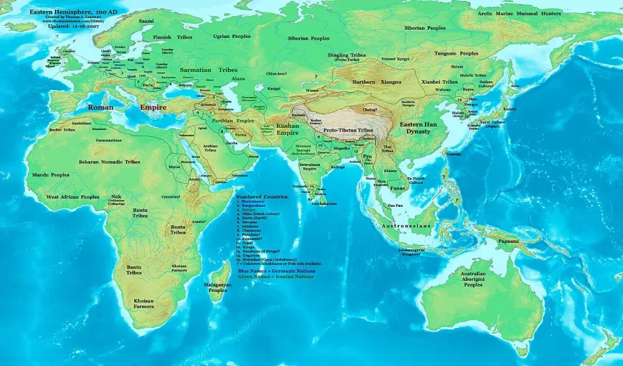 La carte IIe siècle