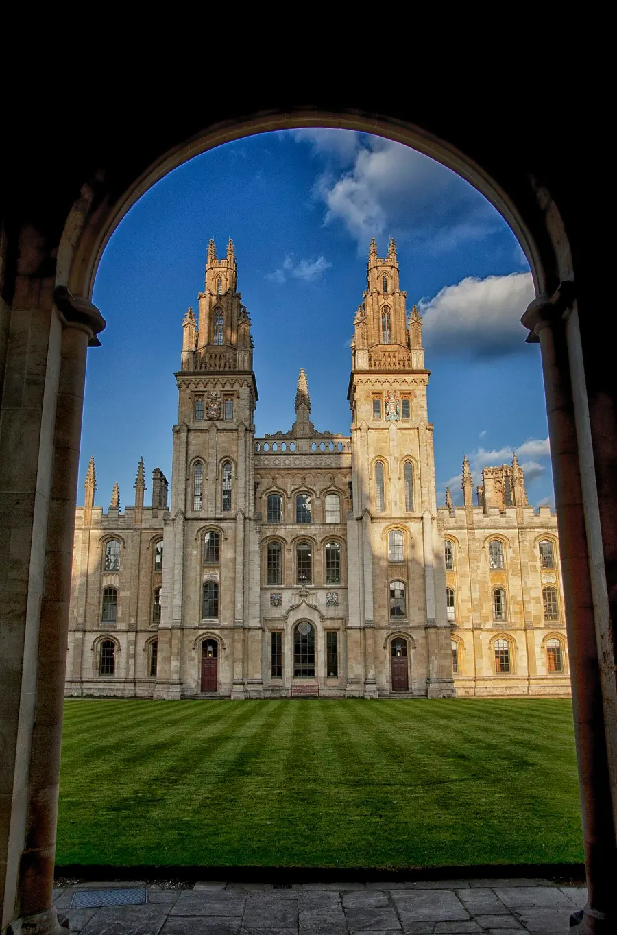 La carte All Souls College