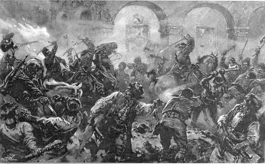The 1907 Romanian peasants' revolt card