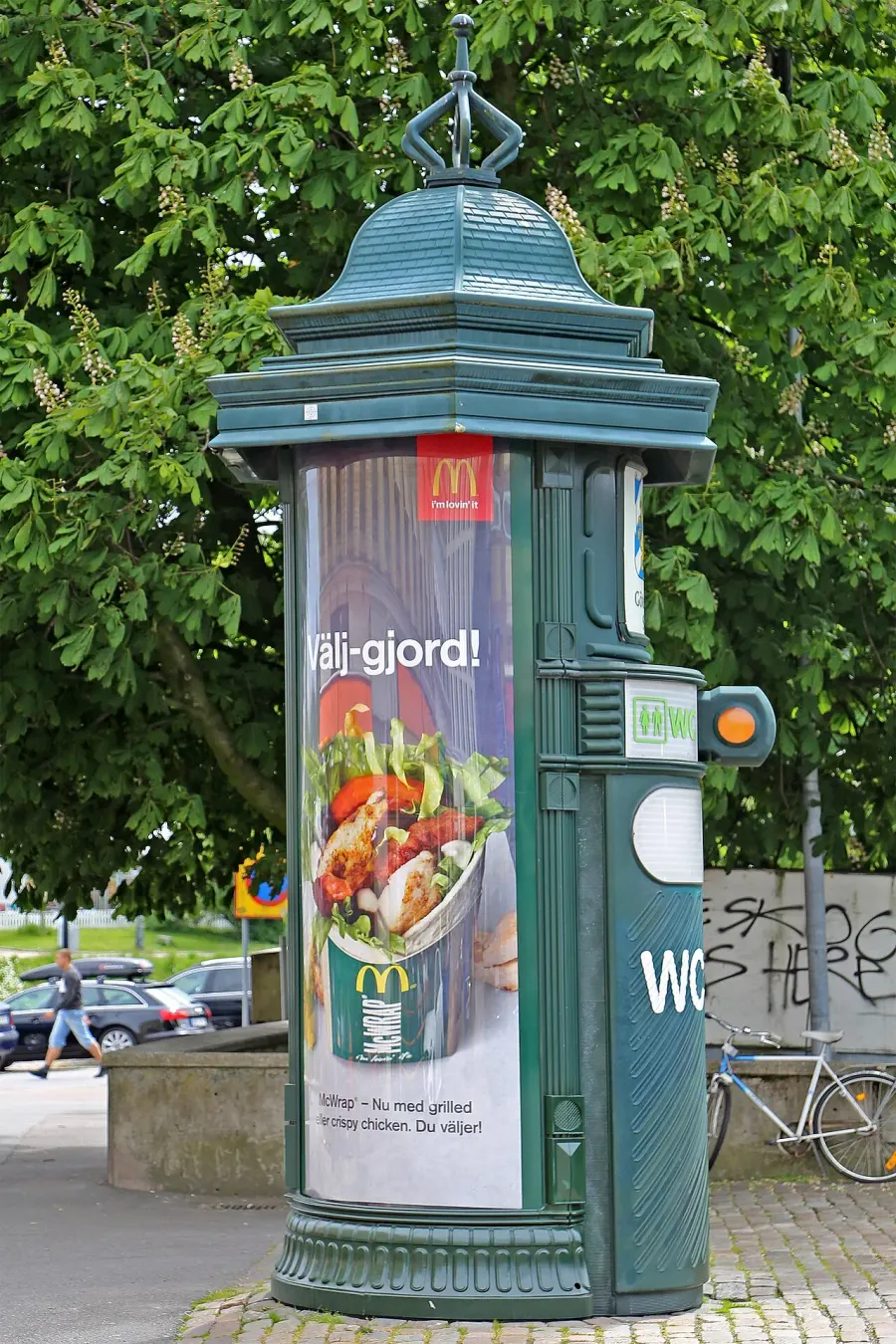 La carte Toilettes publiques