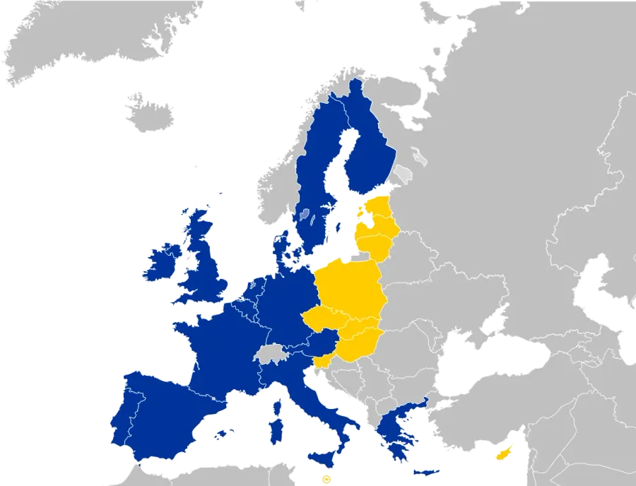 La carte Traité d'Athènes
