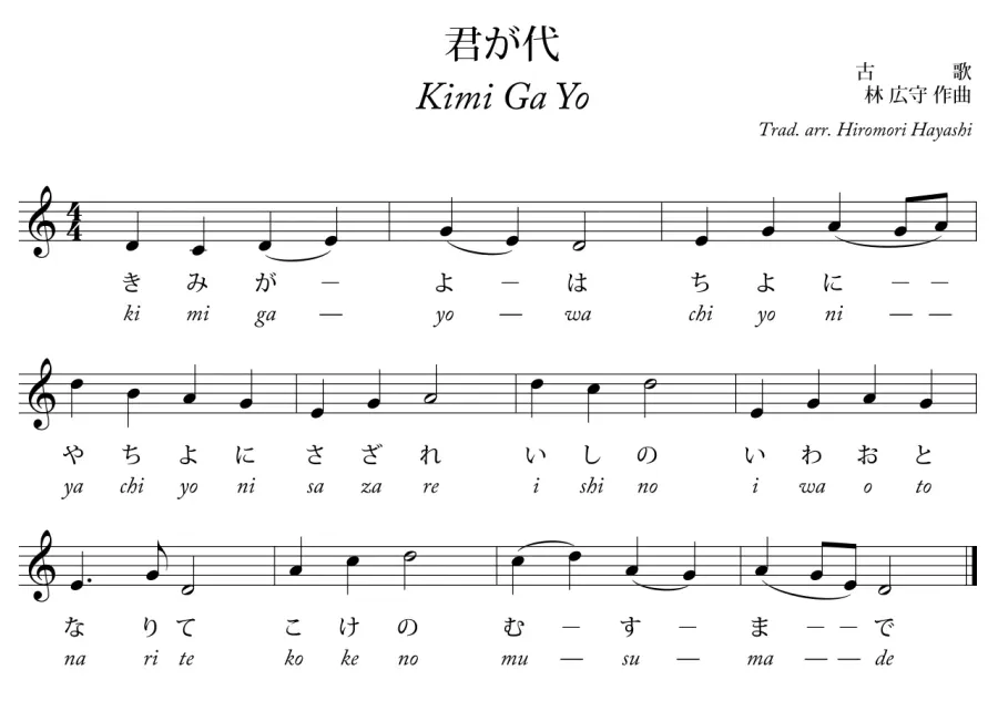 La carte Kimi ga yo