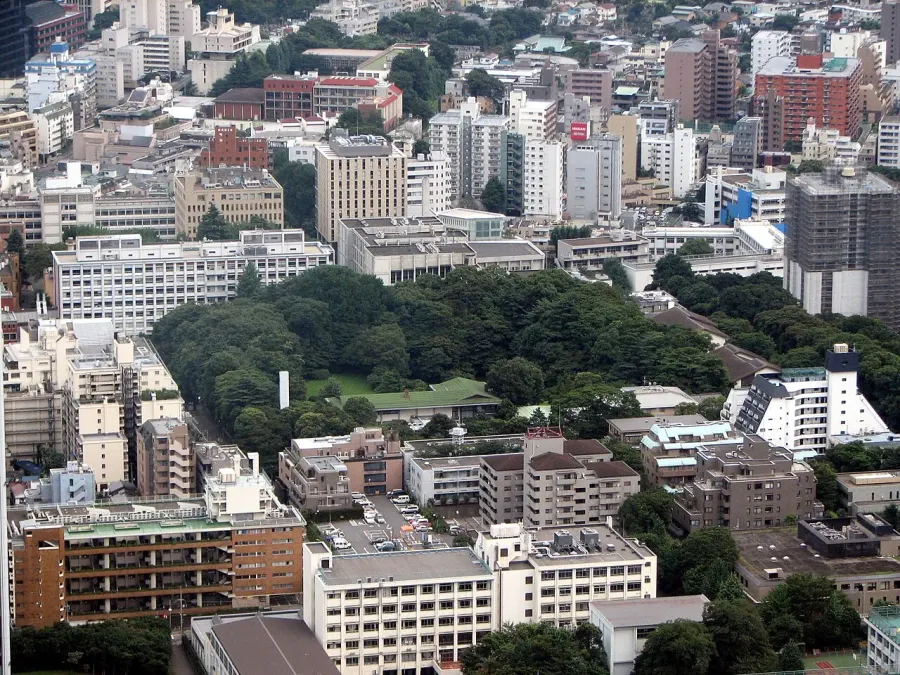 La carte Université Keiō