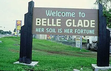 The Belle Glade, Florida card