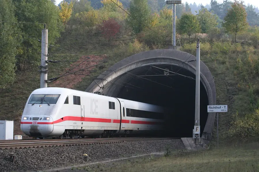 The Hanover–Würzburg high-speed railway card