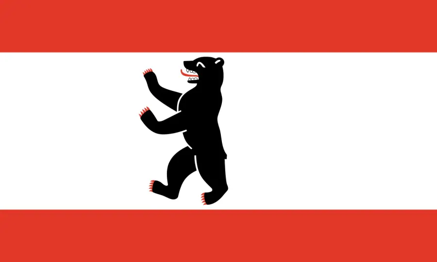The Flag of Berlin card