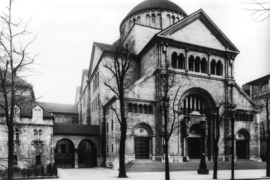 La carte Synagogue de la Fasanenstraße