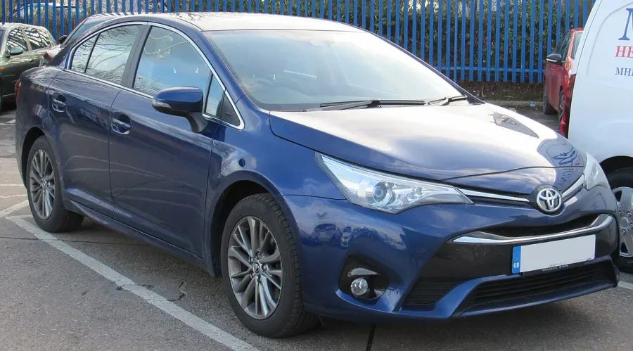La carte Toyota Avensis