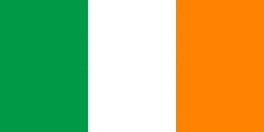 The Flag of Ireland card
