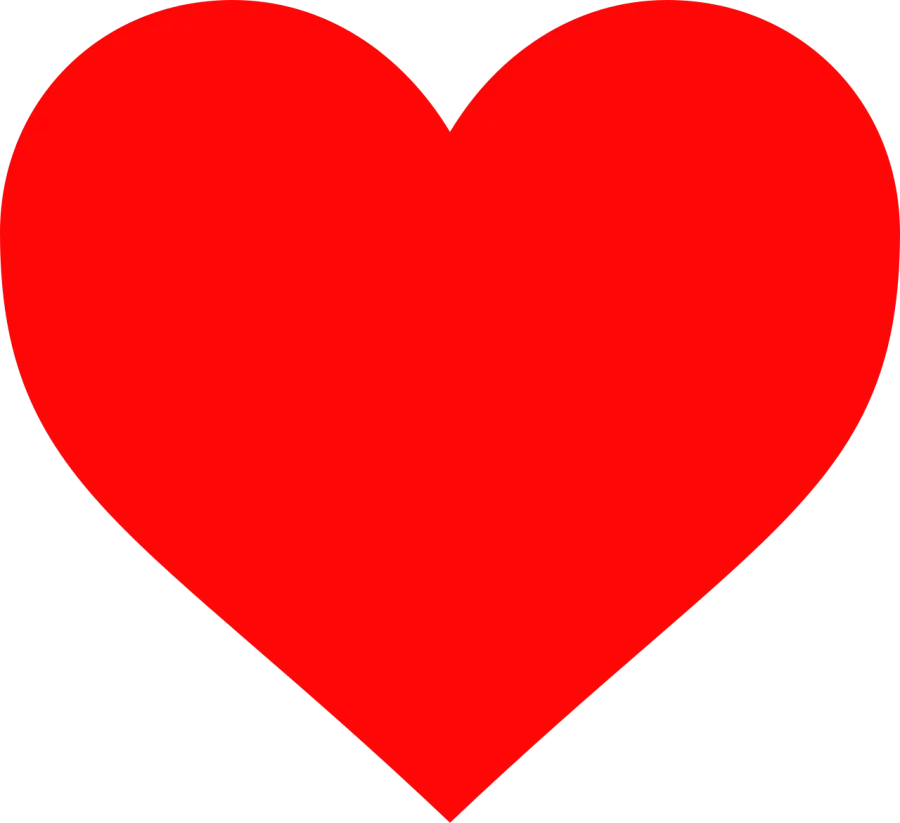 The Heart symbol card