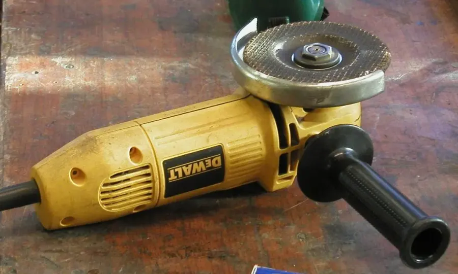 The Angle grinder card
