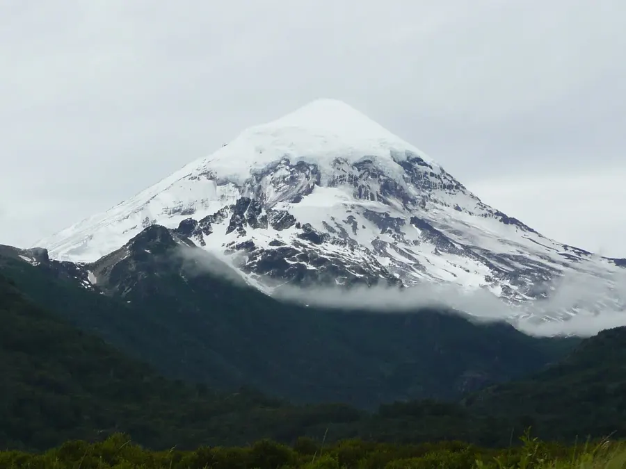 La carte Parc national Lanín