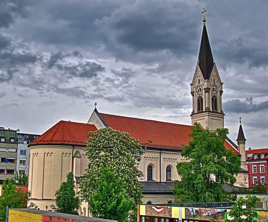 La carte Église Saint-Benoît de Munich