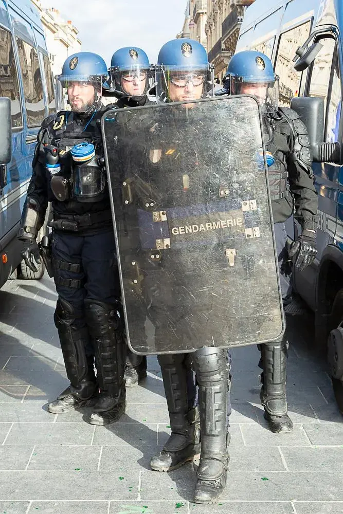 The Riot shield card