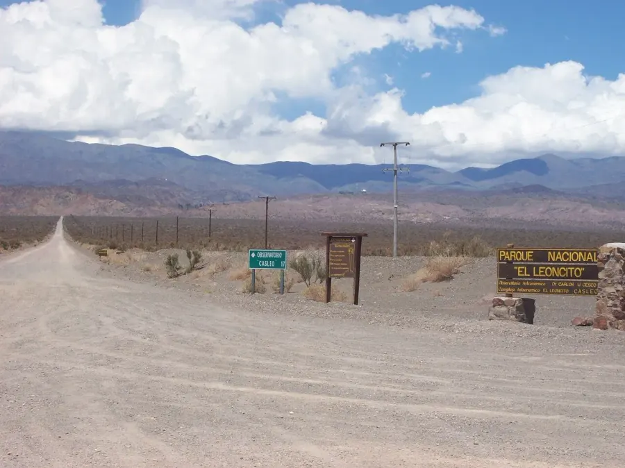 La carte Parc national El Leoncito