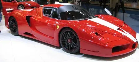 La carte Ferrari FXX