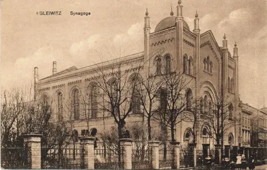 La carte Nouvelle synagogue de Gleiwitz