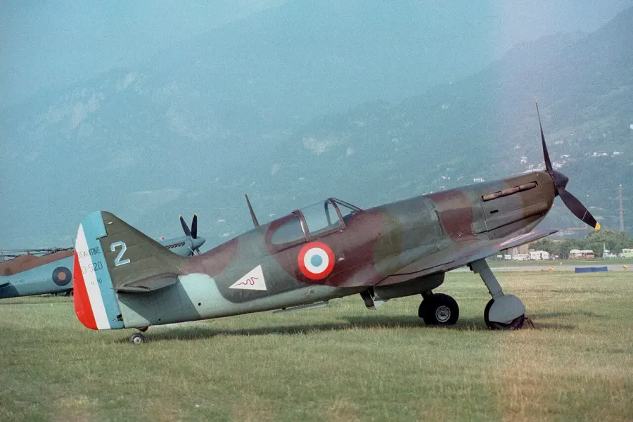 La carte Dewoitine D.520
