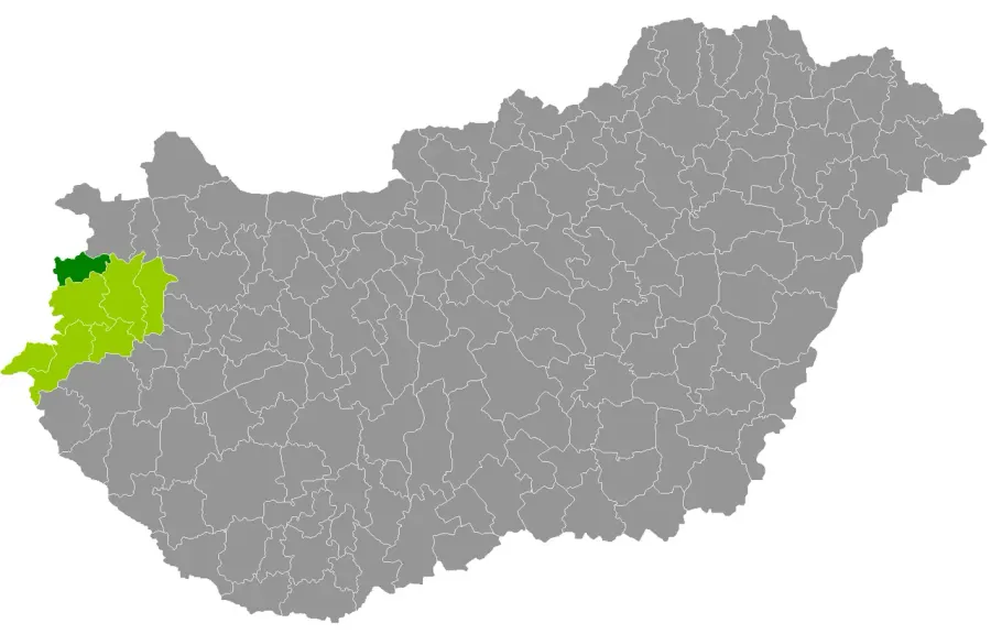 The Kőszeg District card