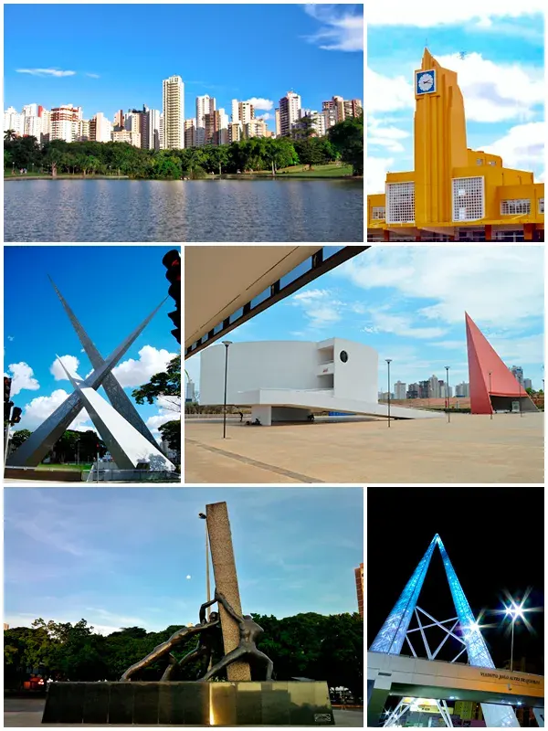 La carte Goiânia
