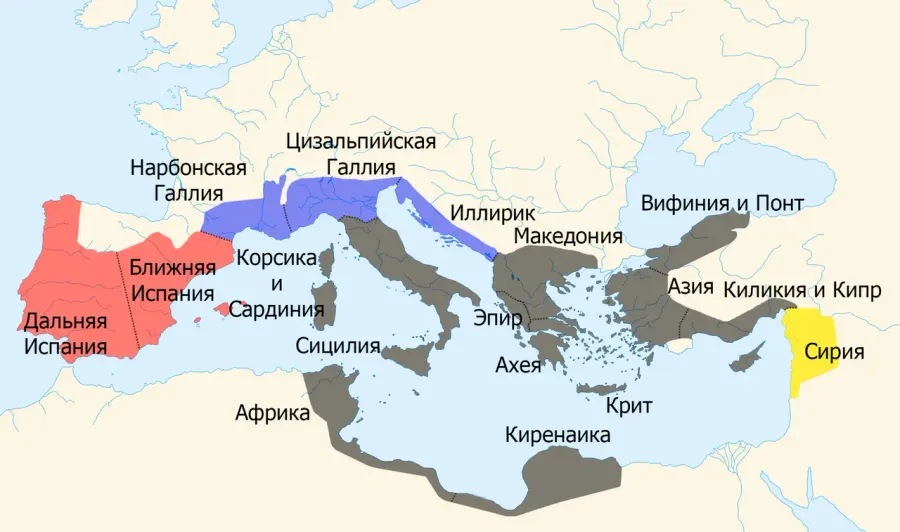 La carte Triumvirat