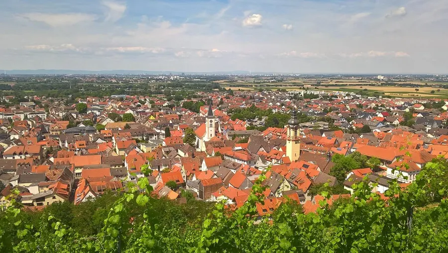 La carte Schriesheim