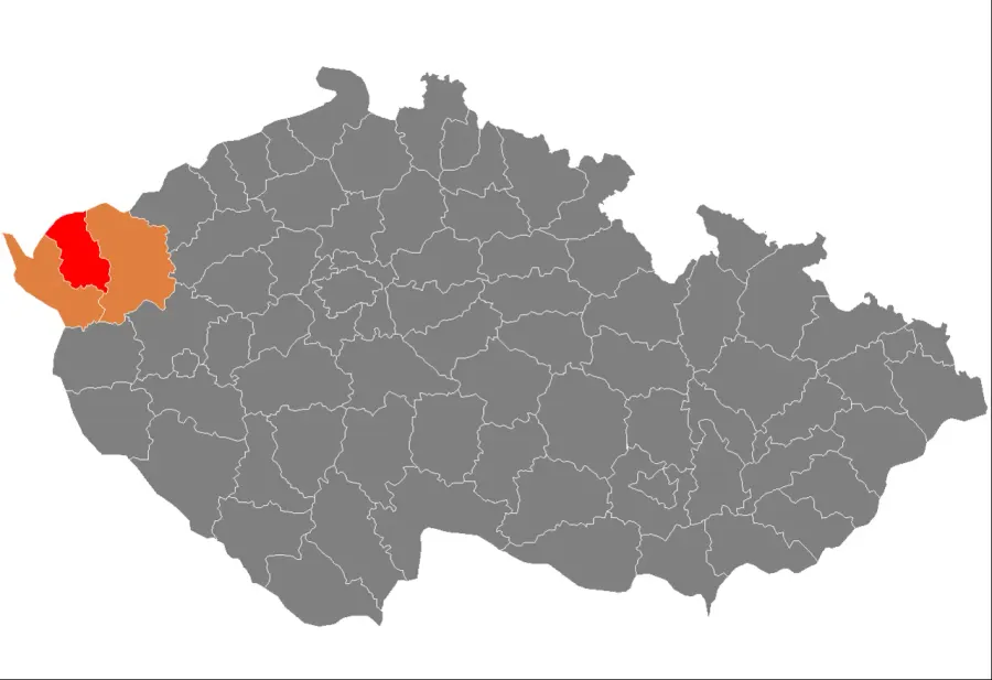 La carte District de Sokolov