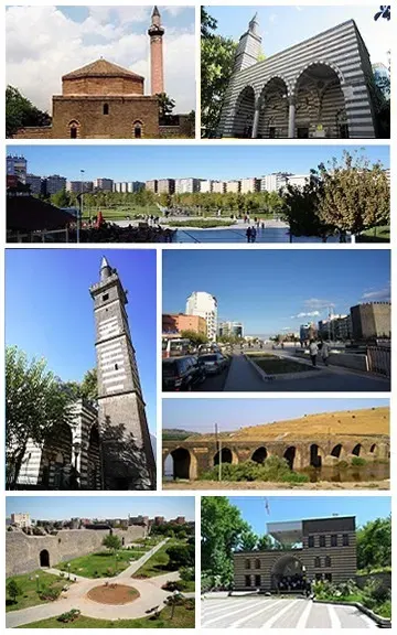 La carte Diyarbakır