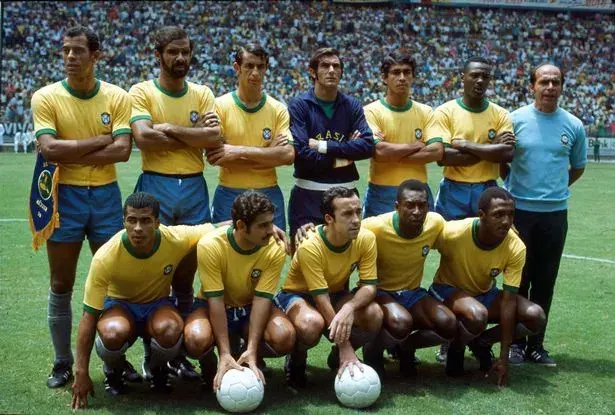 La carte Équipe du Brésil de football
