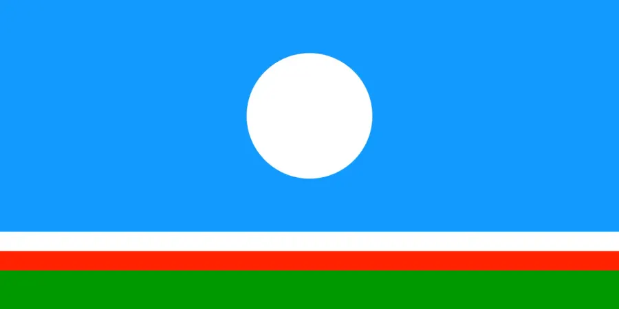 The Flag of the Sakha Republic card