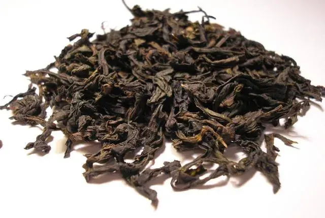 La carte Da hong pao