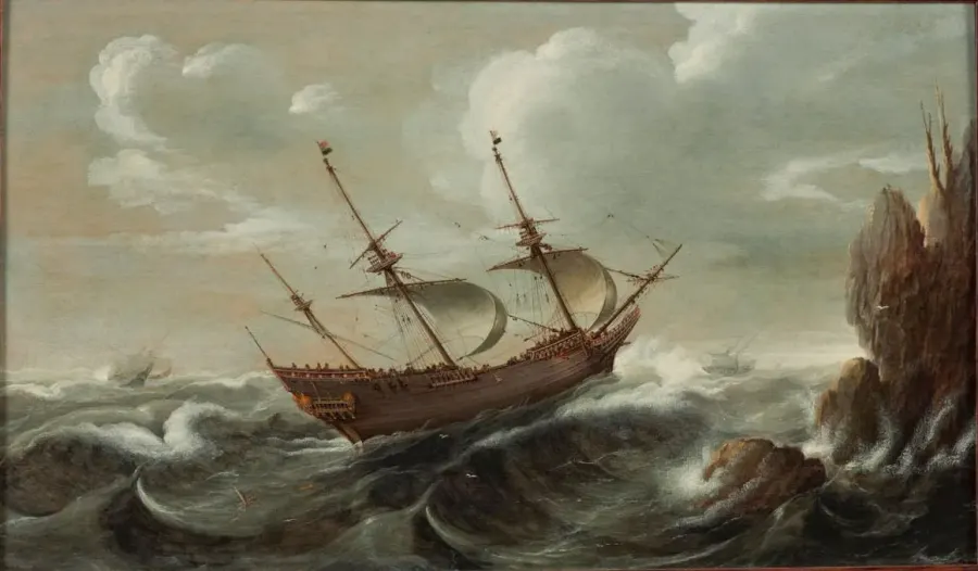 The Full-rigged pinnace card