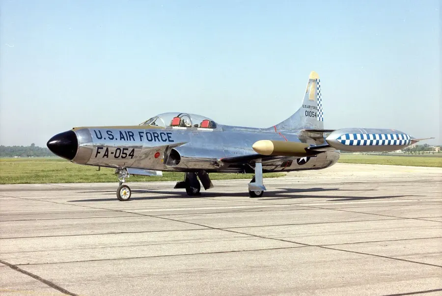 La carte Lockheed F-94 Starfire