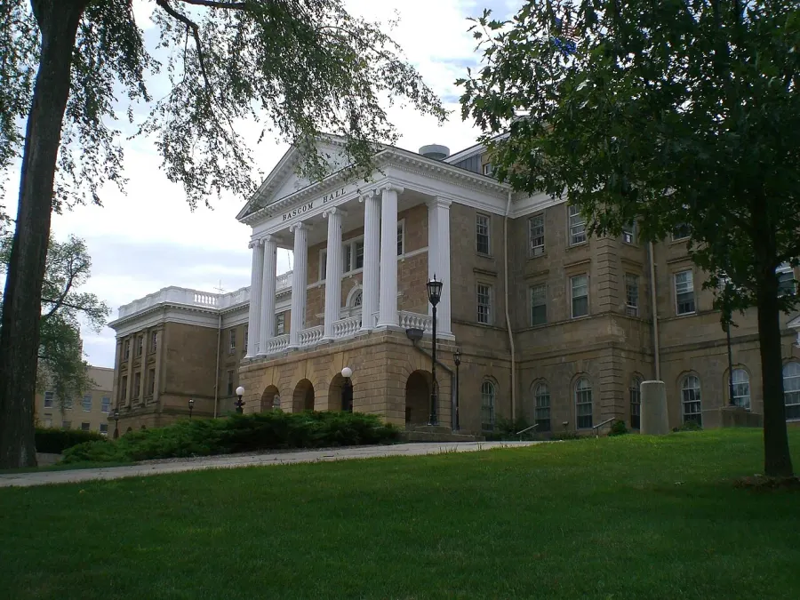 La carte Université du Wisconsin à Madison