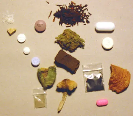 La carte Drogue