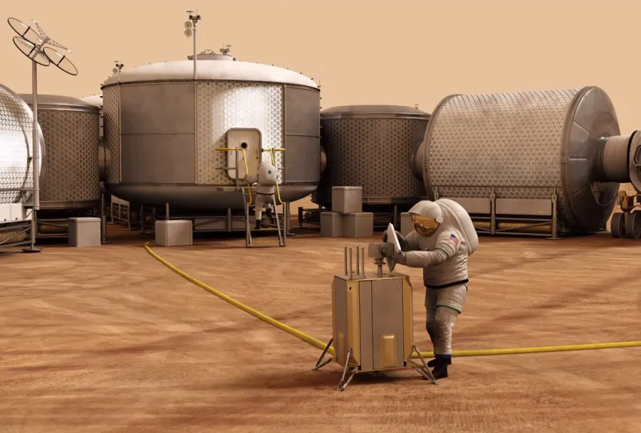 The Colonization of Mars card